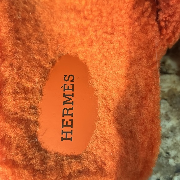 Hermes chypre shearling sandal - Picture 4 of 5